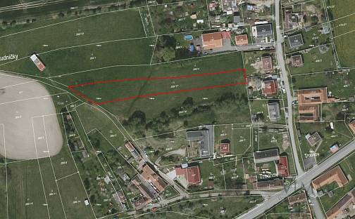 Prodej stavebního pozemku 2 403 m², Borovany - Trocnov, okres České Budějovice