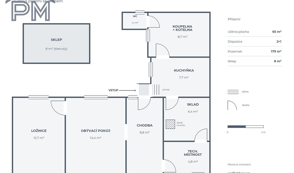 Prodej domu 65 m² s pozemkem 179 m², Kyjov – náhled fotky 3