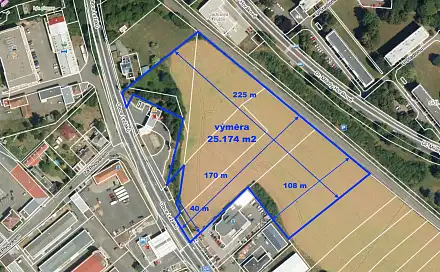 Prodej komerčního pozemku 25 174 m², Obce Ležáků, Chrudim