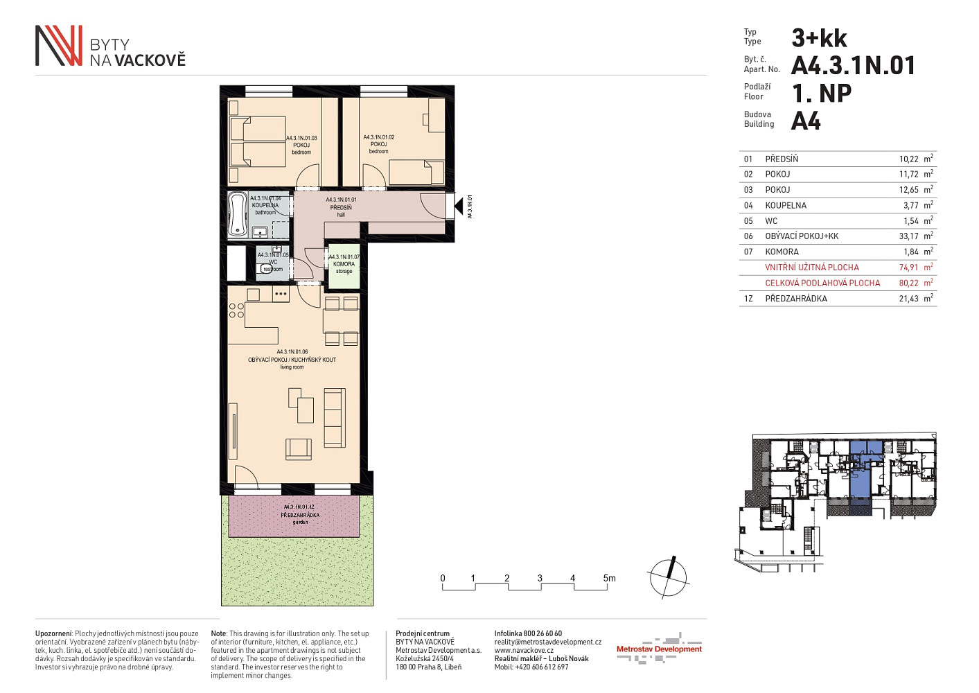 Prodej bytu 3+kk 105 m² – fotografie 2