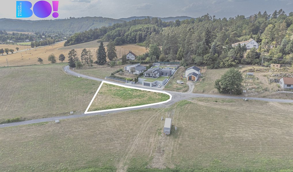 Prodej stavebního pozemku 1 164 m², Pyšely – fotka 1 z 13