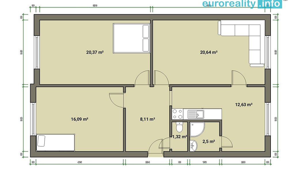 Prodej bytu 3+1 82 m², Luby – náhled fotky 12