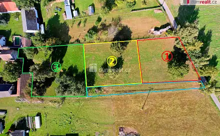 Prodej stavebního pozemku 1 025 m², Psárov, okres Tábor