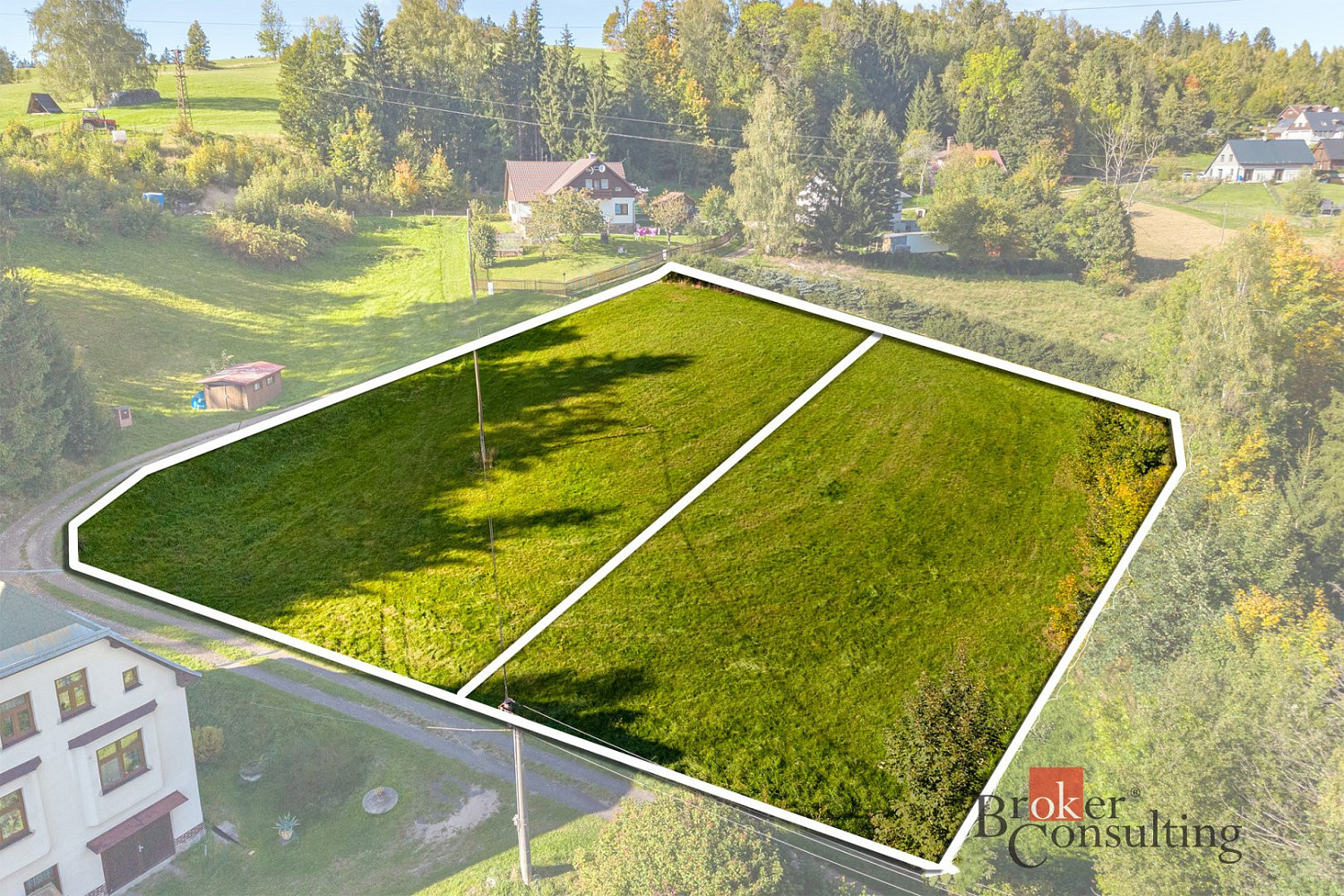 Prodej stavebního pozemku 3 593 m² – fotografie 4