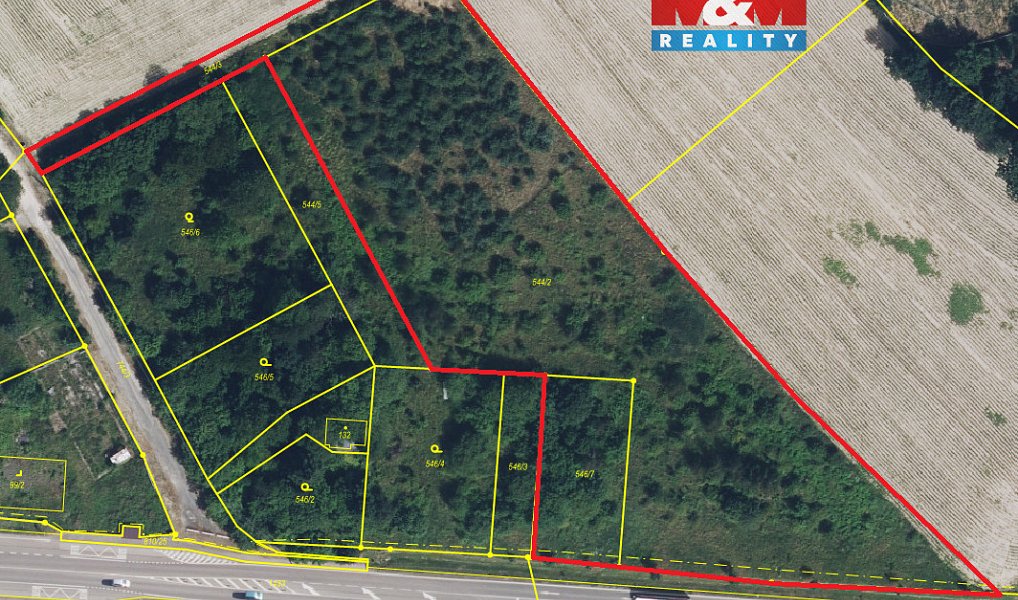Prodej komerčního pozemku 11 187 m², Dřevěnice – fotka 1 z 5