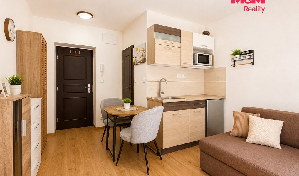 Prodej bytu 1+kk 18 m², Líšnice – fotka 1 z 15