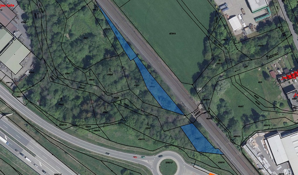 Prodej pozemku 256 m², Bystřice – fotka 1 z 3