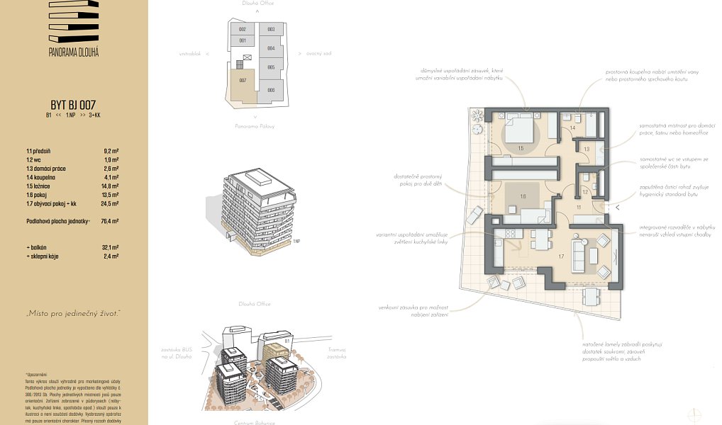 Prodej bytu 3+kk 71 m², Brno – náhled fotky 7