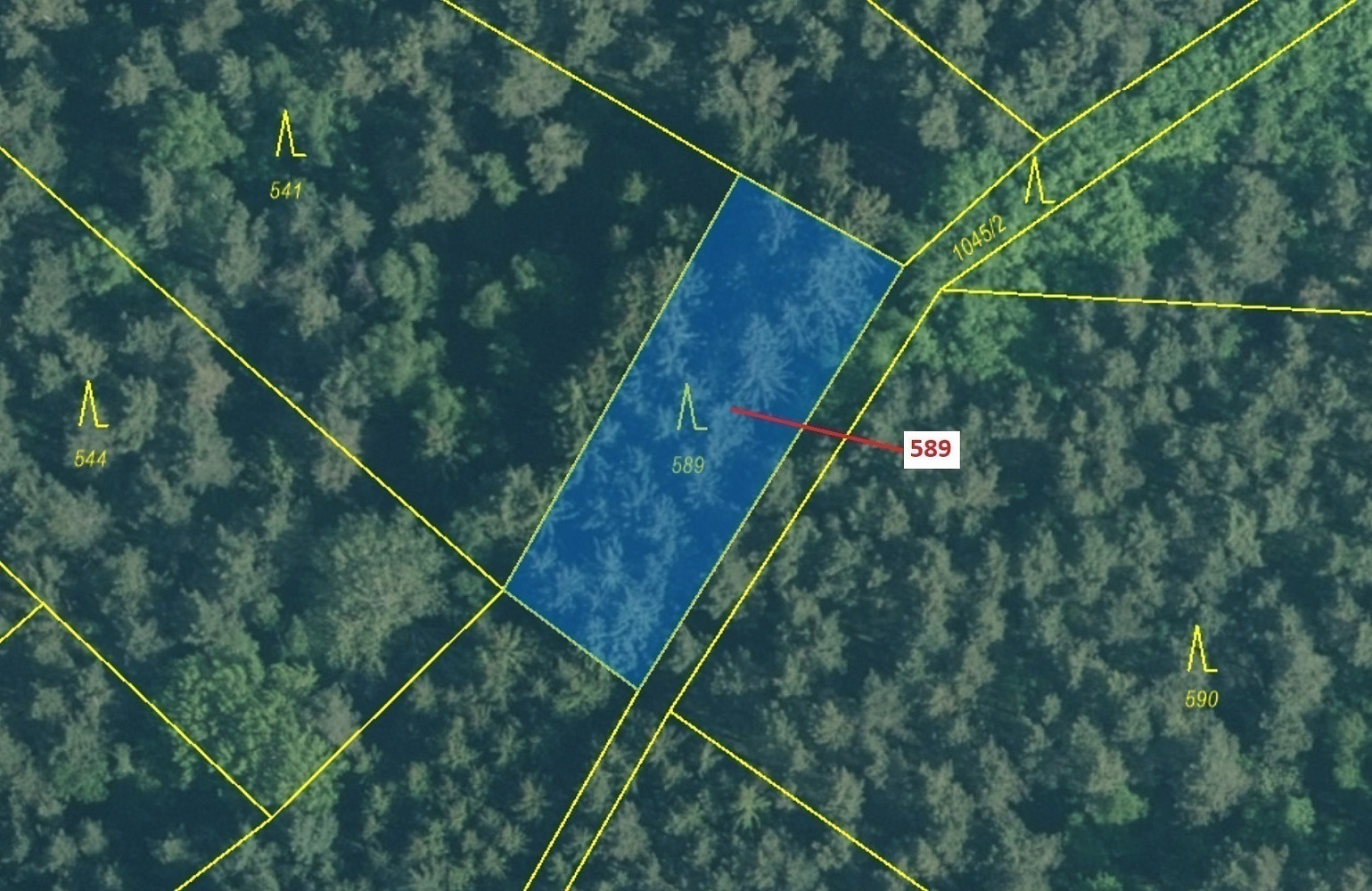 Dražba lesa 713 m² — photo 2