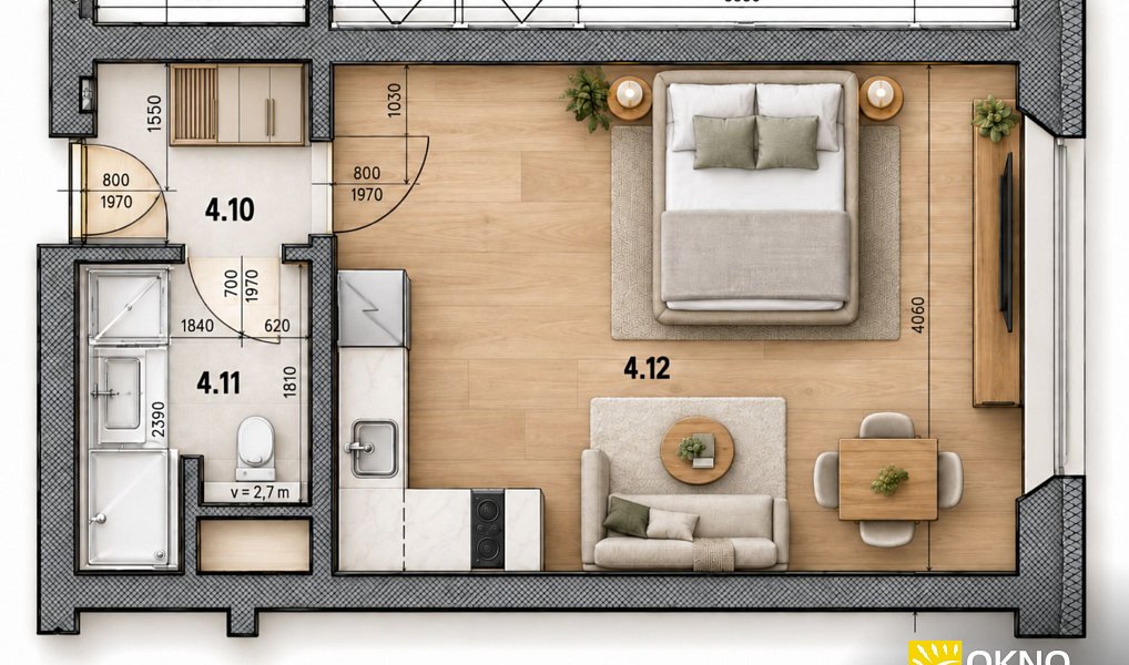 Prodej bytu 1+kk 30 m², Brno – náhled fotky 8