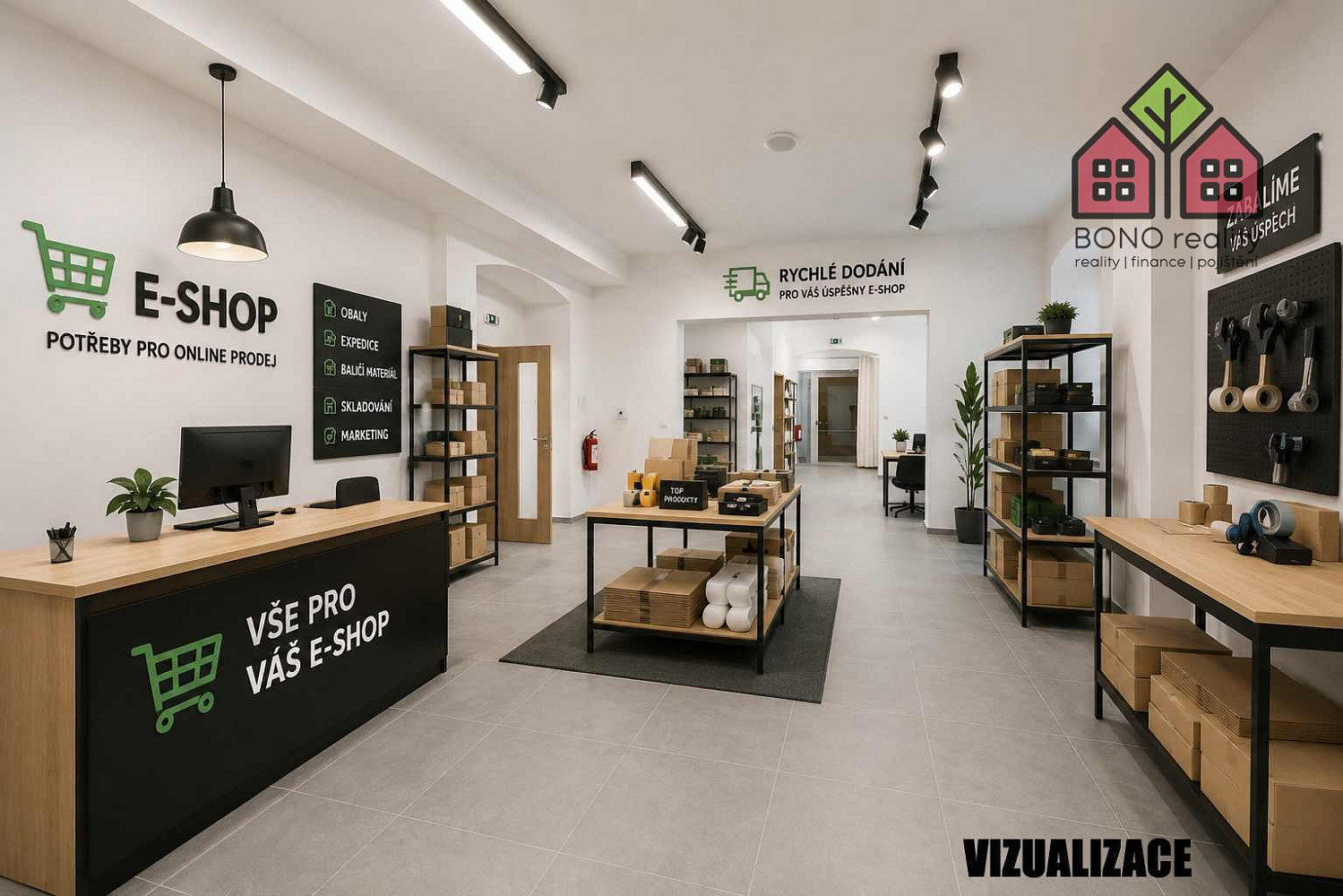 Pronájem obchodních prostor 140 m² – fotografie 3