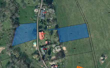 Prodej pole 1 380 m², Chřibská, okres Děčín