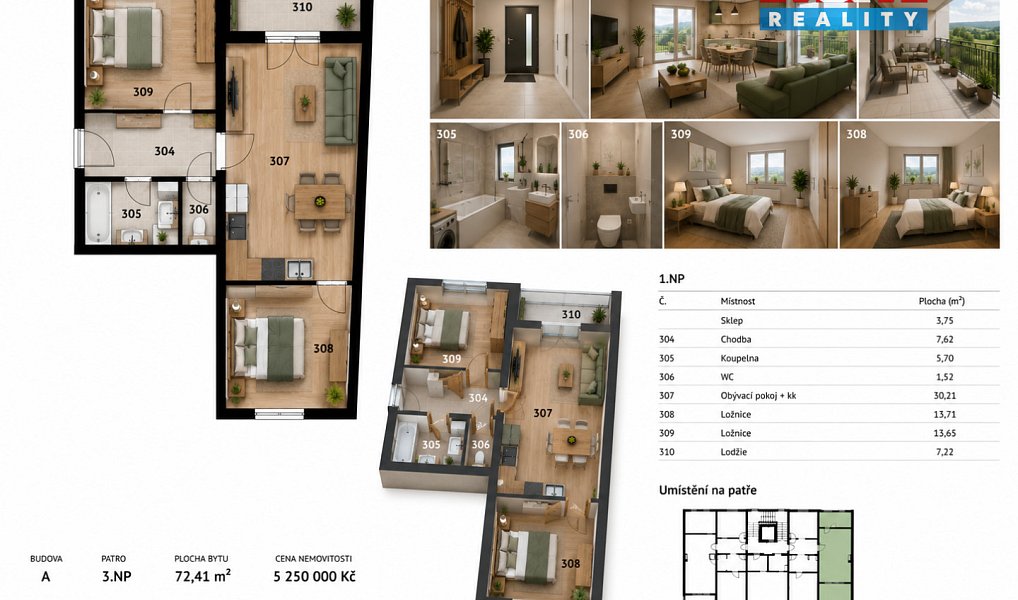 Prodej bytu 3+kk 72 m², Nýrsko – náhled fotky 6