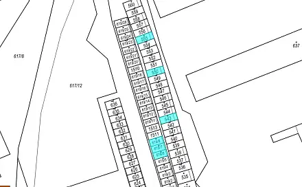 Garáže v k. ú. Kopisty, okres Most, Most