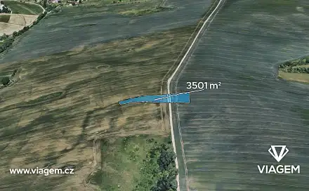 Prodej pole 583 m², Spytihněv, okres Zlín