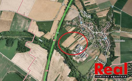 Prodej komerčního pozemku 3 064 m², Sobotovice, okres Brno-venkov