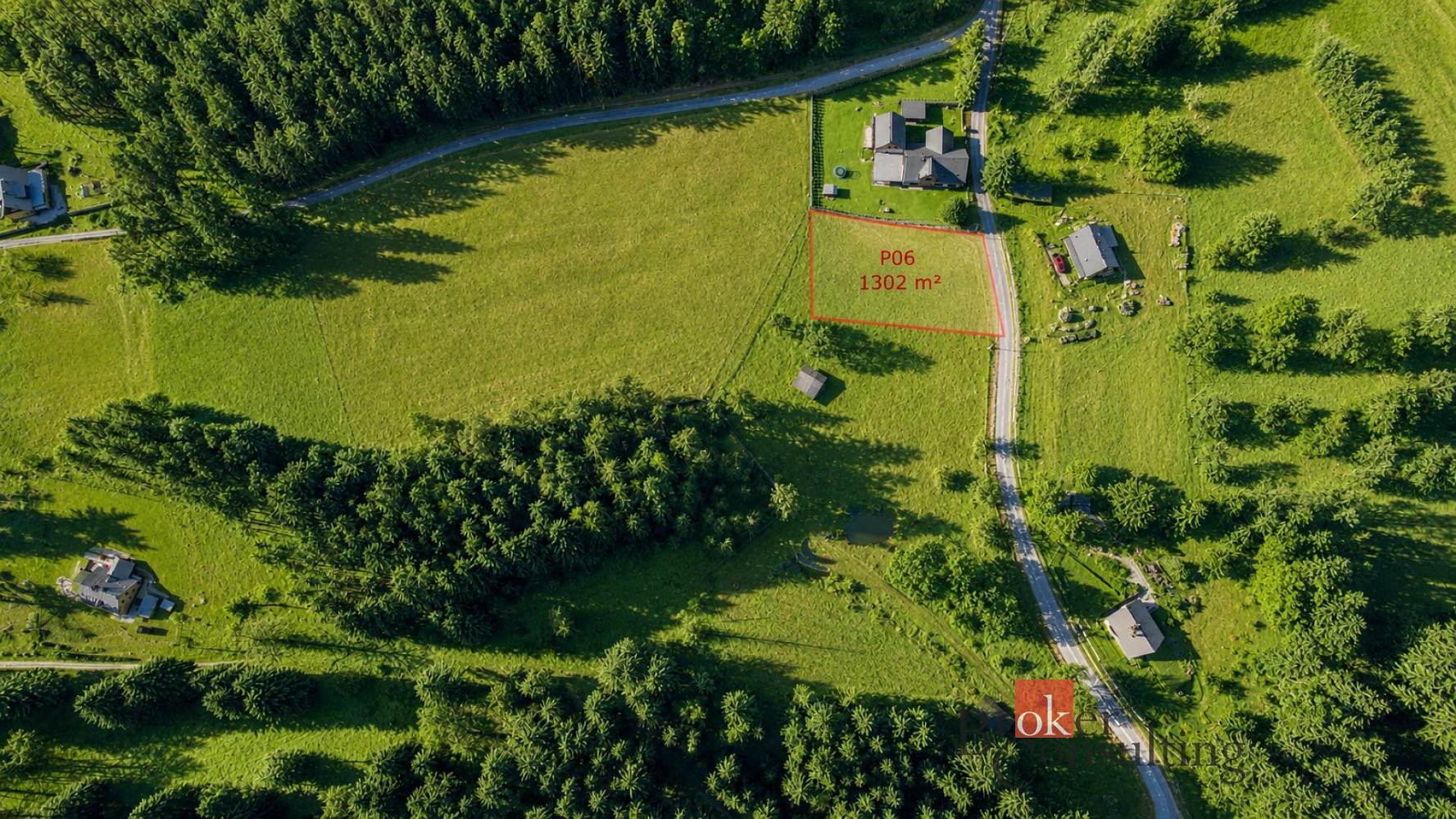 Prodej stavebního pozemku 1 302 m²