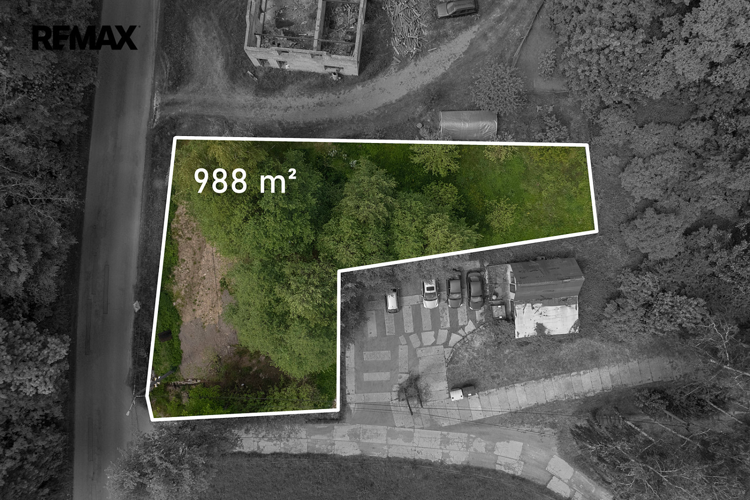 Prodej stavebního pozemku 988 m²