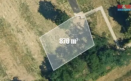 Prodej stavebního pozemku 870 m², Podhořany u Ronova, okres Chrudim