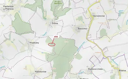 Dražba lesa 1 895 m², Šišma