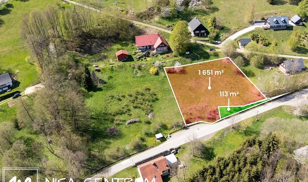 Prodej stavebního pozemku 1 764 m², Víchová nad Jizerou – fotka 1 z 13