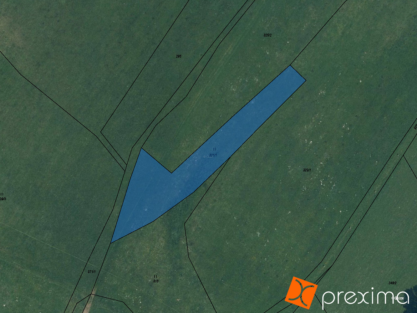 Prodej pozemku 462 m²