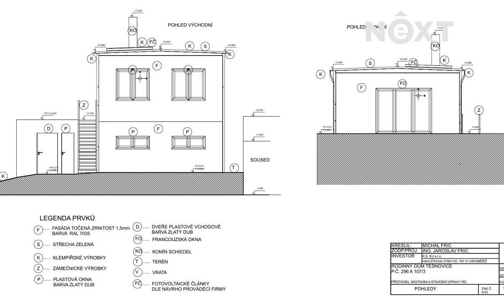 Prodej stavebního pozemku 576 m², Bařice-Velké Těšany – náhled fotky 5