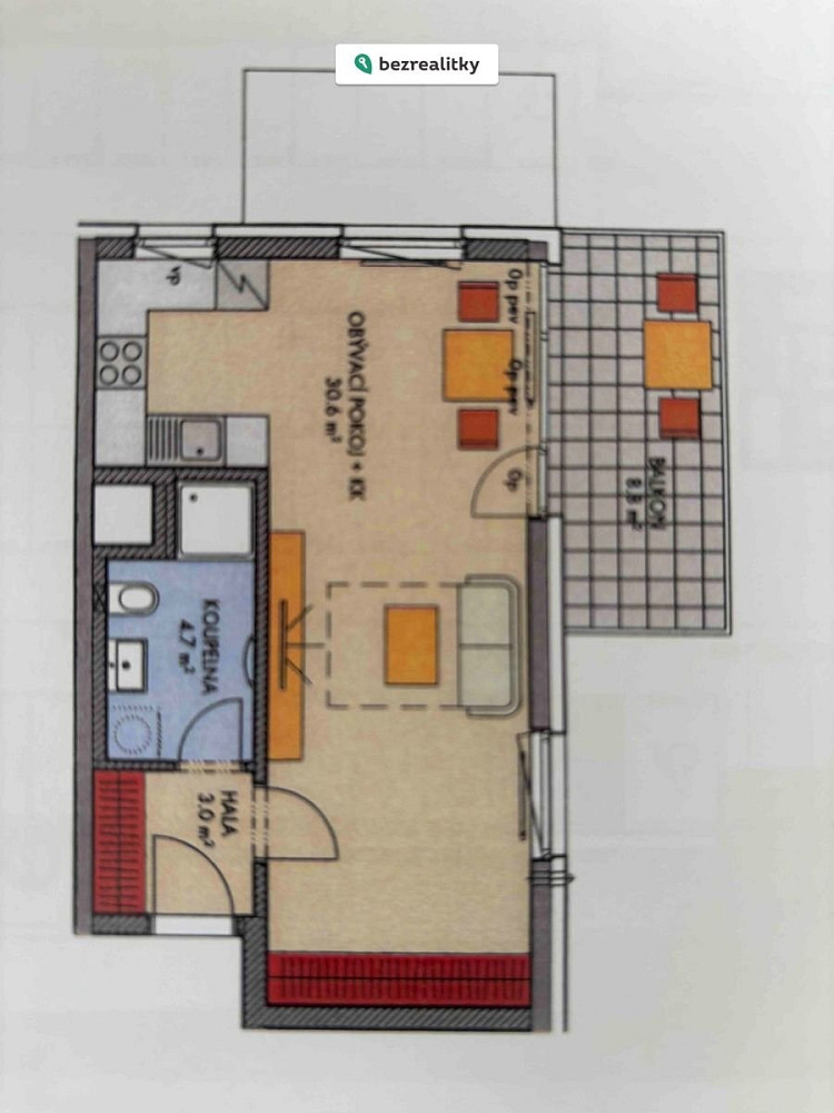 Prodej bytu 1+kk 39 m²