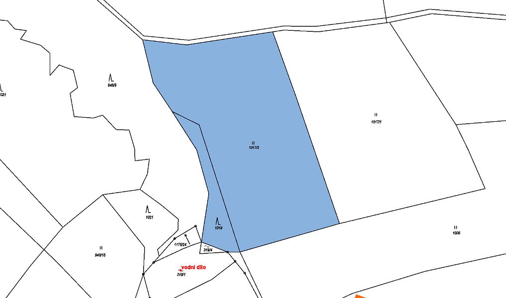 Prodej pole 2 730 m², Bačetín – náhled fotky 2