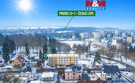 Prodej bytu 3+1 78 m², Mariánská, Česká Lípa