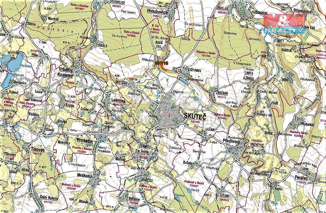 Prodej lesa 8 078 m²