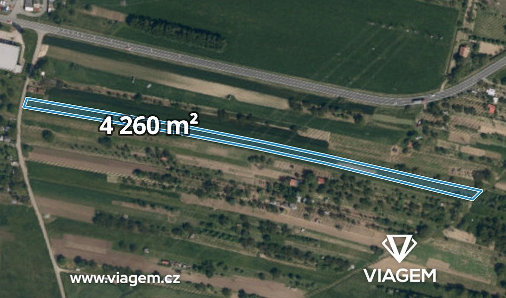 Prodej pozemku, 2361 m², Hodonín, Kyjov