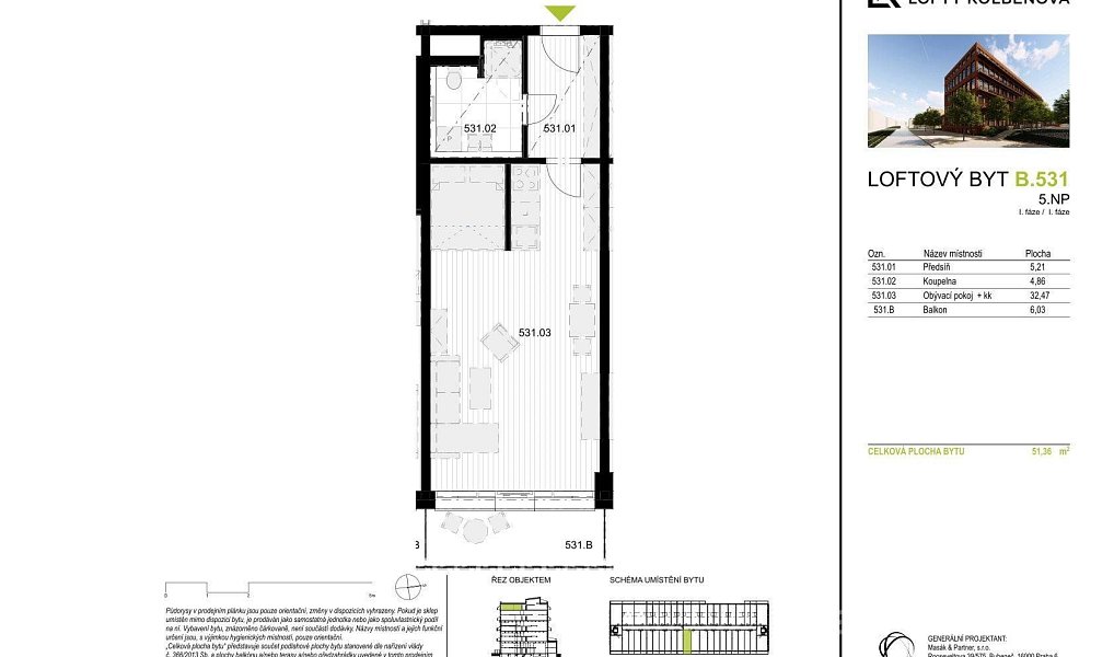 Prodej bytu 1+kk 42 m², Praha – náhled fotky 9