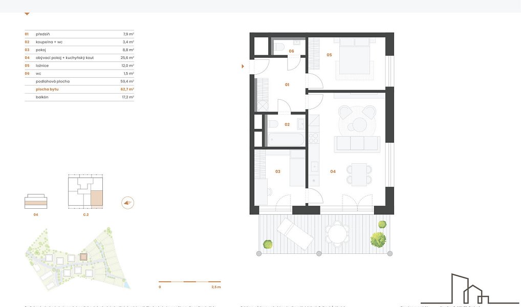 Prodej bytu 3+kk 62 m², Praha – náhled fotky 15