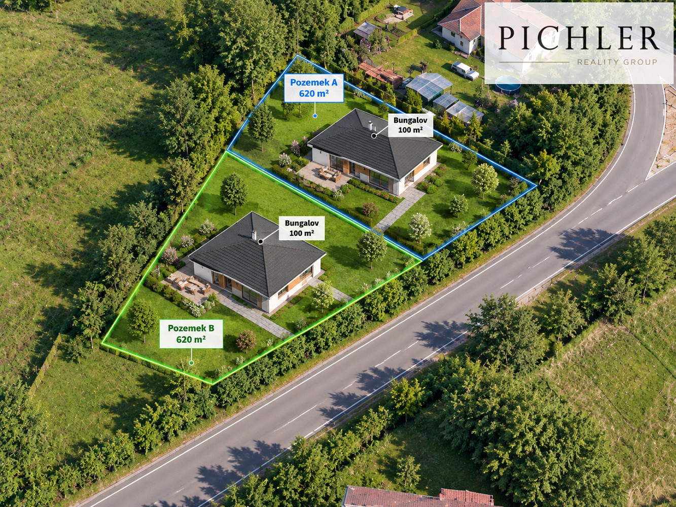 Prodej stavebního pozemku 674 m²