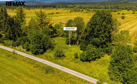 Prodej stavebního pozemku 1 870 m², Stožec, okres Prachatice