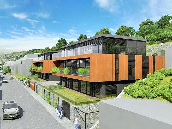Prodej stavebního pozemku 1 682 m², Praha, vydané SP, bytový dům HPP 1109 m², skvělá lokalita, vlak, – pohled 4