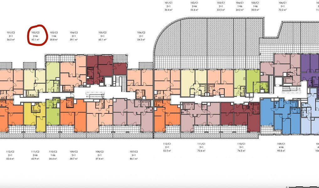 Prodej bytu 2+kk 43 m², Praha – náhled fotky 3