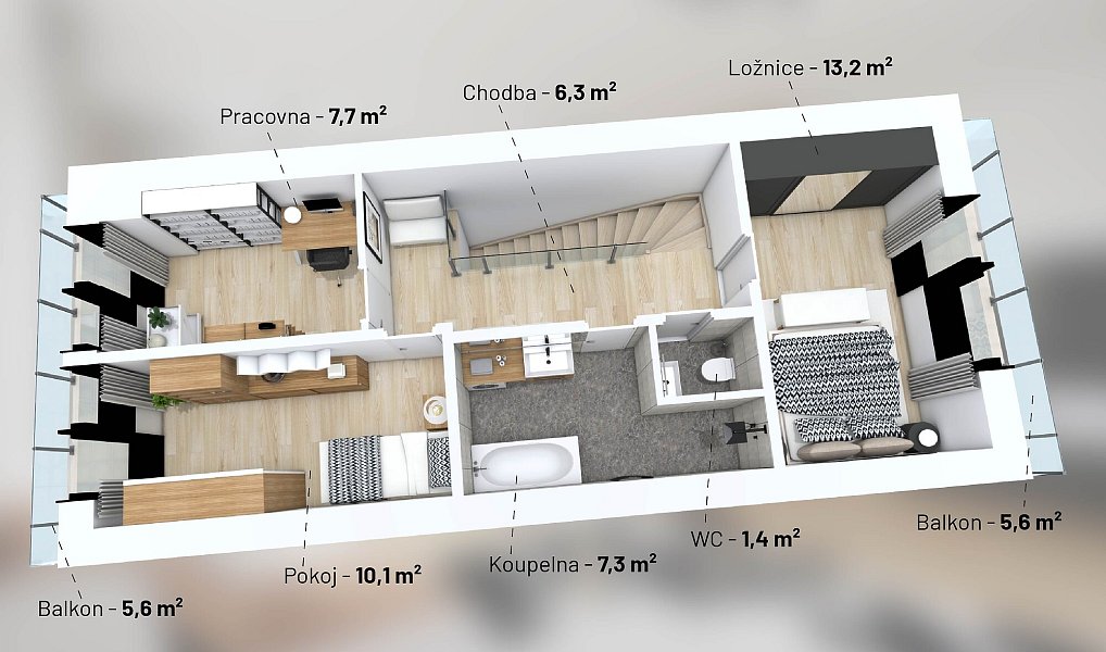Prodej stavebního pozemku 1 034 m², Nedachlebice – náhled fotky 18