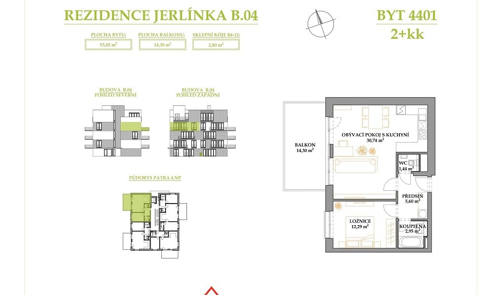Prodej bytu 2+kk 67 m², Brno – náhled fotky 2