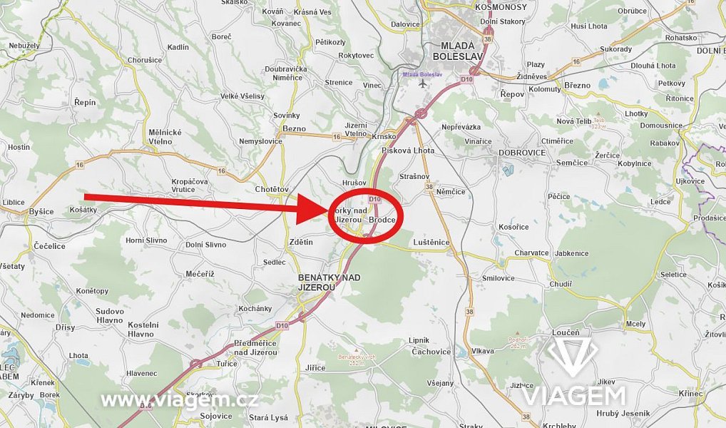 Prodej pole 2 807 m², Brodce – náhled fotky 3
