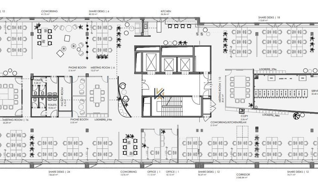 Pronájem kanceláře 920 m², Praha – náhled fotky 7