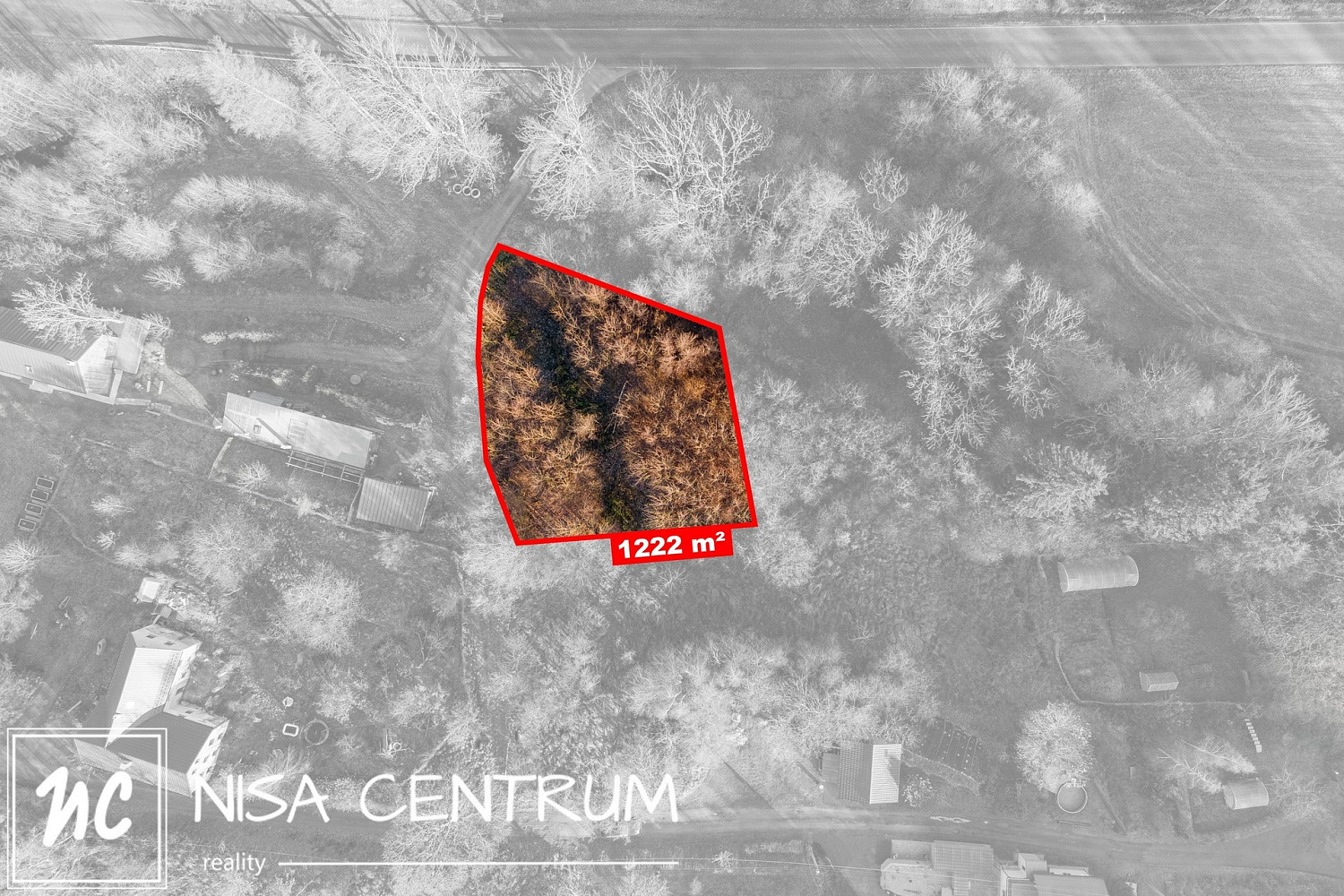 Prodej stavebního pozemku 1 222 m²