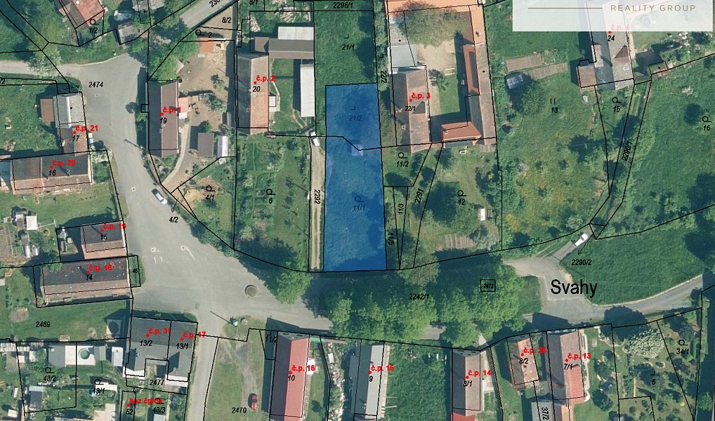 Prodej stavebního pozemku 934 m², Planá – náhled fotky 3