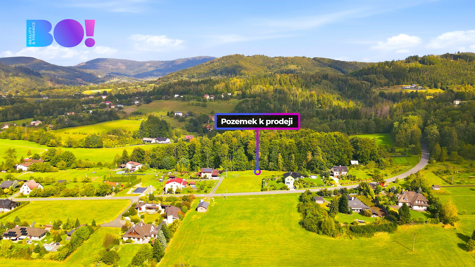 Prodej stavebního pozemku 2 425 m²