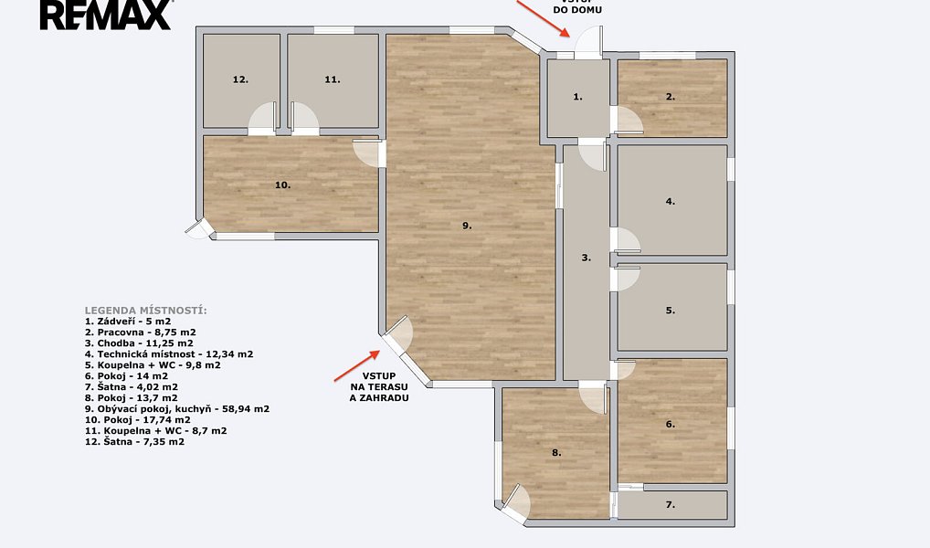 Prodej domu 172 m² s pozemkem 1 031 m², Jemnice – náhled fotky 46