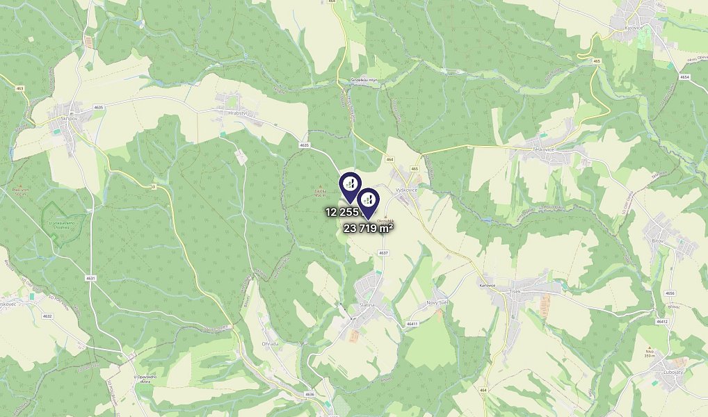 Prodej pole 35 974 m², Slatina – náhled fotky 3