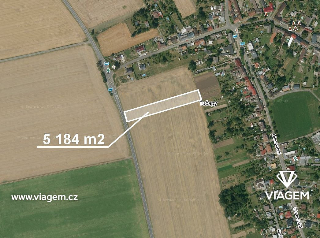 Prodej stavebního pozemku 5 184 m² – fotografie 3