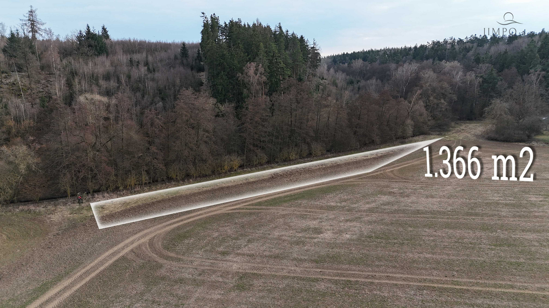 Prodej pole 1 366 m²