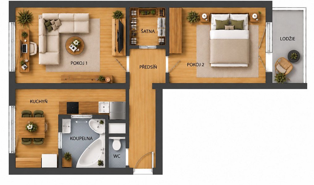 Prodej bytu 2+1 61 m², Brno – náhled fotky 7